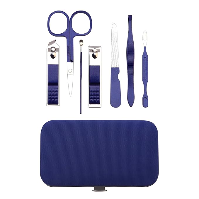 Nail Kit,Travel Essentials,Manicure Kit,Nail Clippers for Men,Nail Clipper Set,Mens Manicure Set,Nail Accessories,Manicure Tools,Manicure and Pedicure Kit,Stocking Stuffers for Men