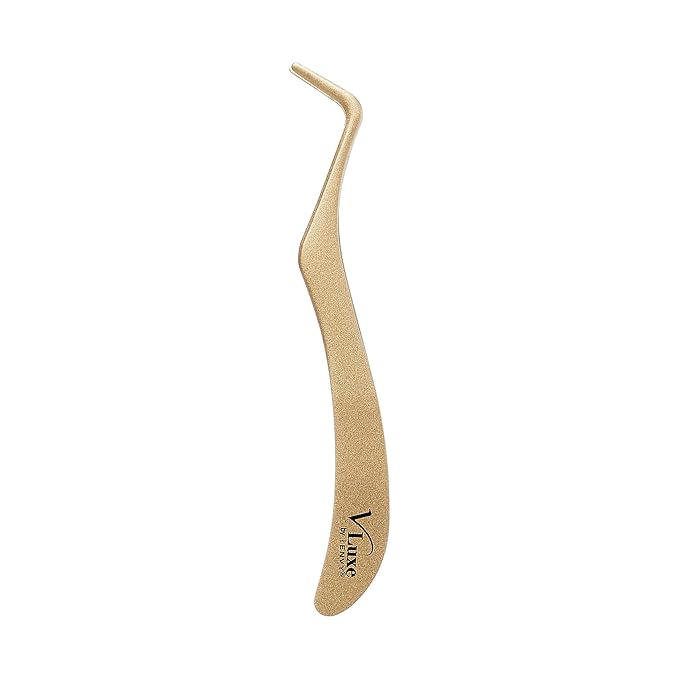 V Luxe Extended Collection Non Stick Lash Applicator Mistake-Proof Artificial Lash Placement – Ergonomically Designed Handle to Easily Build Your Featherlight Synthetic Reusable Eyelash Clusters