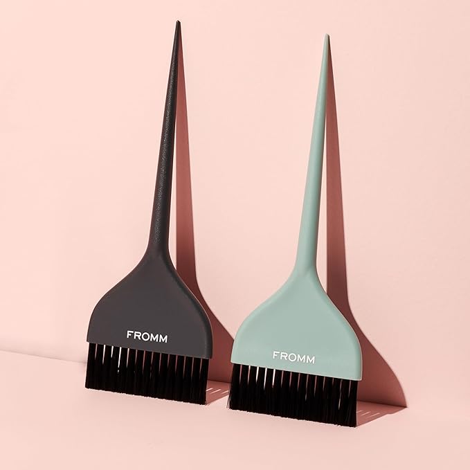 Fromm Color Studio 2-7/8" Firm Color Brush 2-Pack for Hair Stylist with Blunt Tips for All Over Color, Highlights, and Root Touch Ups for for Thick, Curly, and Coarse Hair
