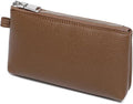 PU Leather Makeup Simple and Convenient Handbag Small Exquisite Storage Bag (Pu/Toffee Brown)