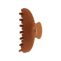 Durable Acetate Hair Clips - 4-Inch Light coffee Claw Clips for Fine and Thick Hair (Light coffee)