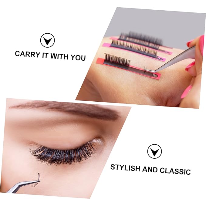 6pcs Stable Material Eyelash Case Storage Box for Makeup Organization Small Chic for Women