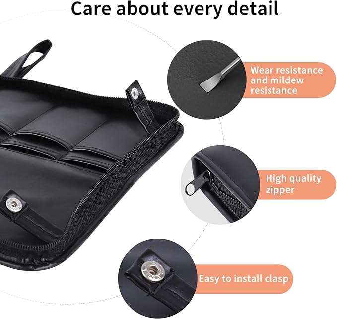 Hair Stylist Shear Scissors Holder Bag Shear Holder Shear Cases for Hairstylists Grooming Scissors Storage Barber Pouch Cases for Hairdressers, Professional Scissors Organizer Bag Salon Tools Case