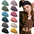 12 PCS Wide Headbands for Women Non Slip, Nurse Headbands for Women, Fabric Head Bands for Women's Hair, Fashion Hair Accessories