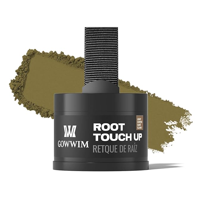 Hairline Powder (Light Cafe) - Hair Root Dye, Hair Color Shadow, Thin Hair Touch-Up Powder, 4g