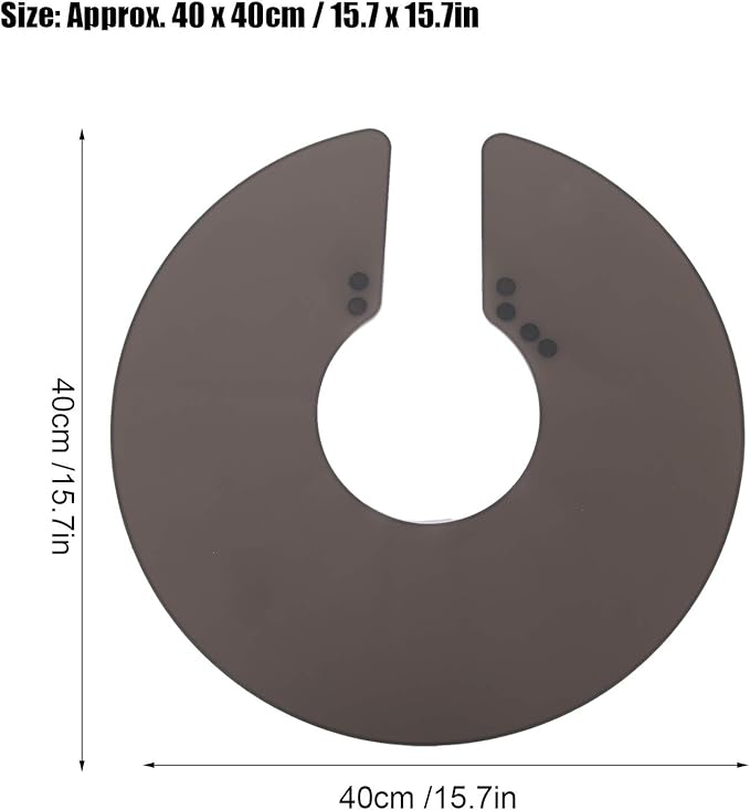 Hair Salon Stylist Cutting Collar Black Silicone Neck Wrap Guard for Haircut Hair Dye, Hair Cutting Cape Hair Coloring Hairdresser Stylist Dyeing Shawl(#3)