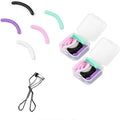 48 PCS Eyelash Curler Refill Pads Compatible with Shiseido Eye Lash and Cosmetic Accessory, Silicone Soft Rubber Curler for Universal Eyelash Curler, Colorful