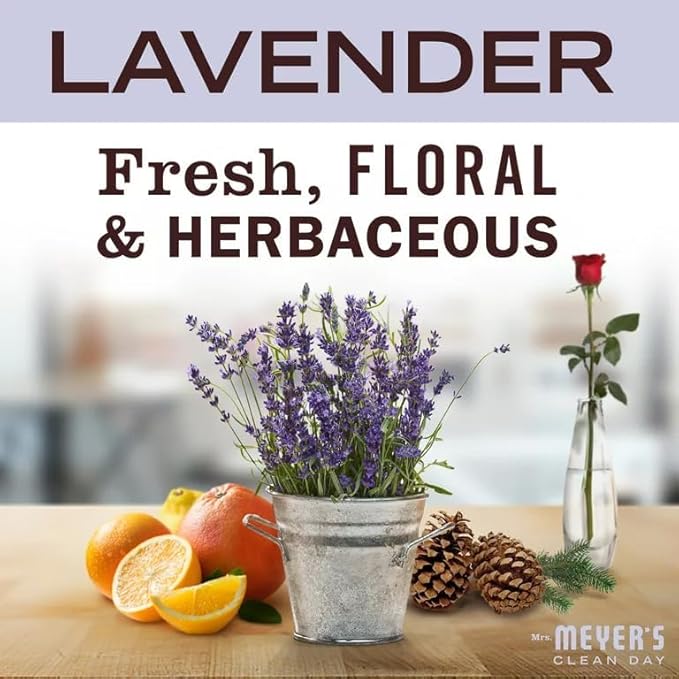 Mrs. MEYER'S CLEAN DAY Body Wash, Lavender 16 Fl Oz (Pack of 3)