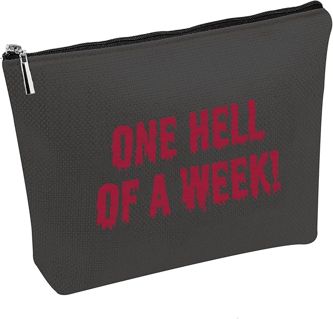 PWHAOO Tampon bag Period Pouch Sanitary Holder One Hell of a Week Gifts For Best Friend (One Hell of a Week bag)
