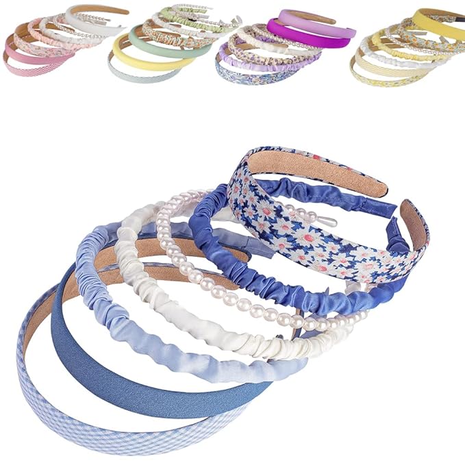 Fashion Headbands Pearl Hairband Non-slip Bands Hair Accessories for Women Girls, Different Pattern