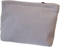 SxoSyo Cosmetic Bags for Women Makeup Bag Large Capacity Purse Travel Toiletry Zipper Storage Pouch Make up Brushes Organizer for Gifts (Corduroy, light grey)
