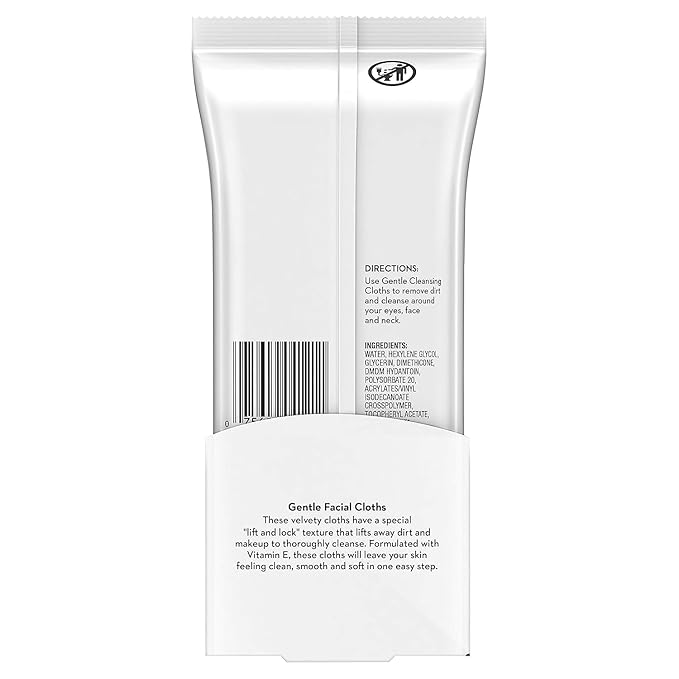 Olay Cleanse Gentle Facial Cloths,Fragrance Free,30 Count (Pack of 12)