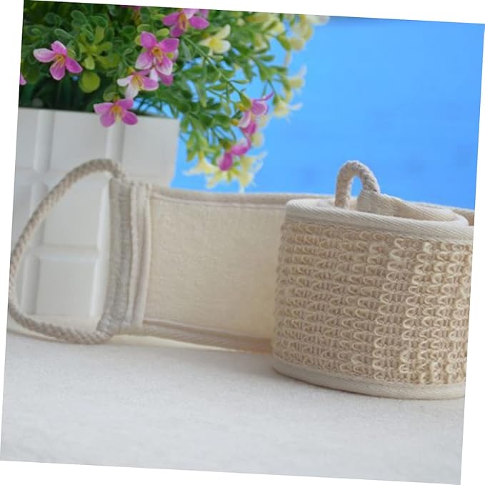 3pcs Exfoliating Bath Scrubber Strap for Skin Cleaning and Back Massage for Deep Cleansing and Exfoliation Shower Gentle Skin Types