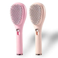 2 PCS Telescopic Self Cleaning Hair Brush For women, One Click Hair Comb Massage Eliminates Knots Detangling Hairbrush