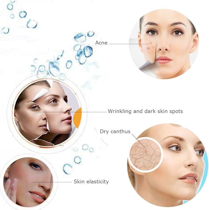 Hann Facial Steamer Professional Sinus Steam Inhaler Face Skin Moisturizer Facial Mask Sauna Spa Steamers with Aromatherapy Diffuser Humidifier Function (Purple)