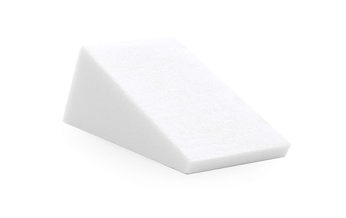 Artist's Choice 100 Pack Makeup Sponge Mini Applicator Wedges, Triangle Cosmetic Sponges for Foundation, Blush, Eye Shadow, Blending and Smoothing, Disposable, Latex Free