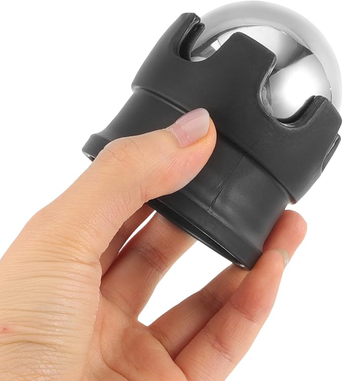 BESPORTBLE Massage Ball Hot and Cold Rolling Ball Household Roller Ball Metal Massage Ball Face Massage Roller Facial Ice Globes Relaxation Ball Plastic Hot and Cold Compress