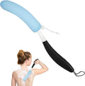 Long Handled Shower Brush, Non-Slip Long Handle Bath Brush, Back Body Brush Gentle Exfoliating and Lather Well Deep Cleansing Long-Lasting for Body