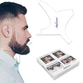 SIGNAMIO® All In One Multipurpose Clear Shaper - Beard Shaper Kit - Premium Shaping Tool - 100% Clear | Many Styles - The Ultimate Beard/Hair Lineup - Pack-1