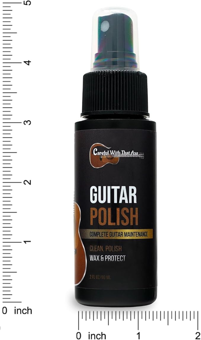 Guitar Cleaner, Polish, Wax, and Protector | All In One Care For Body and Fretboard Fingerboard - Cleans, Polishes, and Protects