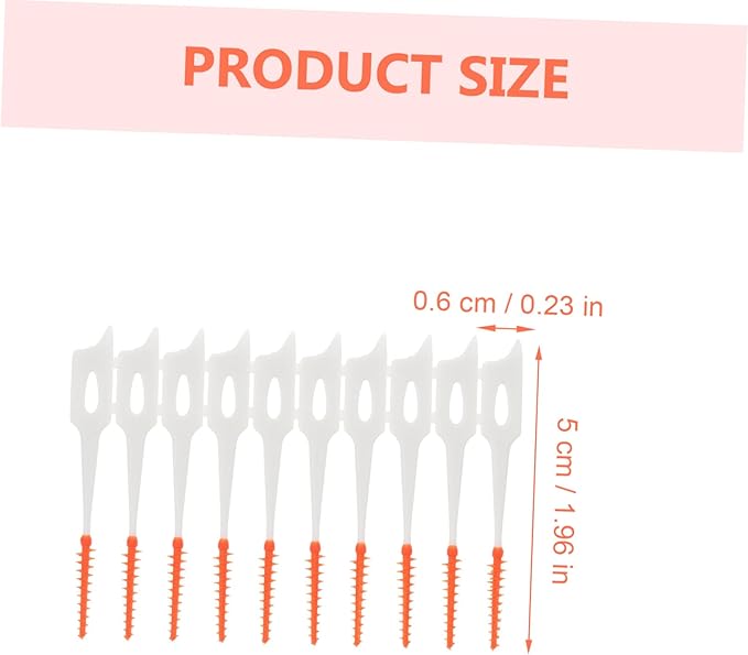 Interdental Brush Set 80pcs Portable Dispenser Flexible Gum Massager for Effective Oral Care for Teeth Gaps and Use