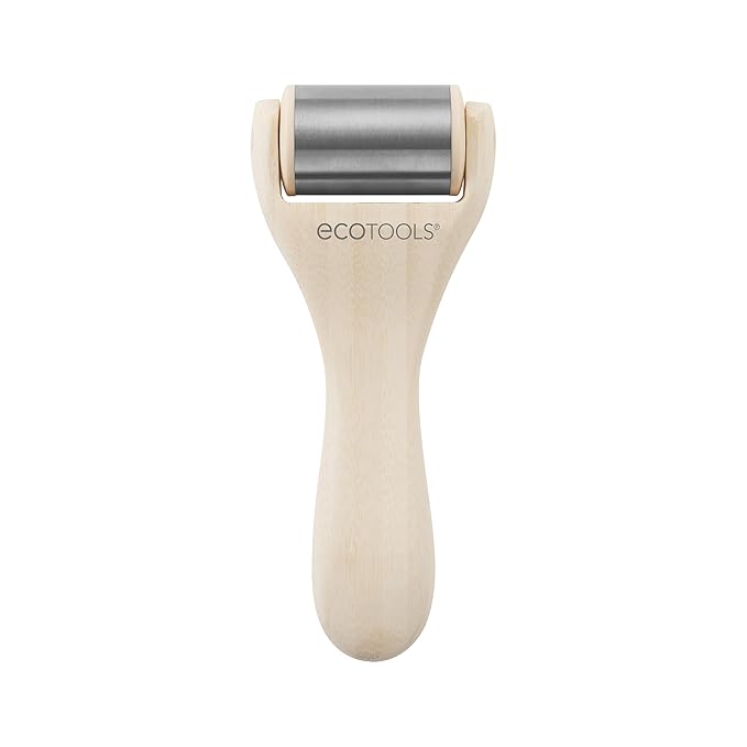 EcoTools Ice Roller, Stainless Steel Cooling Facial Roller & Neck Sculpting Tool, Depuff, Vegan & Cruelty-Free Self-Care Gift for Beginners & Experts, 1 Count