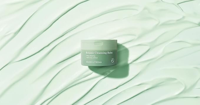 Madeca DERMA Botanic Cleansing Balm – Deep Cleansing & Makeup Removal with Centella Asiatica & Jojoba Oil, Korean Skincare, Balm-to-Oil Formula for Pore Purifying & Moisturizing (4.1 fl oz)