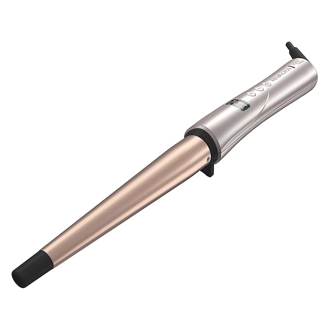 Remington Shine Therapy Argan Oil & Keratin Infused ½-1 Inch Tapered Curling Wand for Natural Curls,Includes Heat Glove,(Pack of 2)