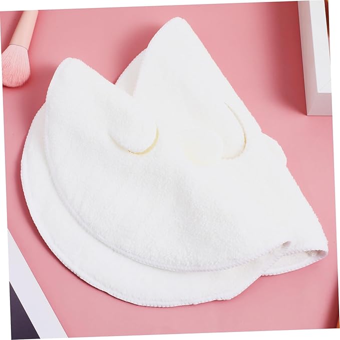 2Pcs Reusable Hot Cold Compress Facial Towels for Spa Home Care Soft Durable Face Care Towels for Skin Moisturizing for Women