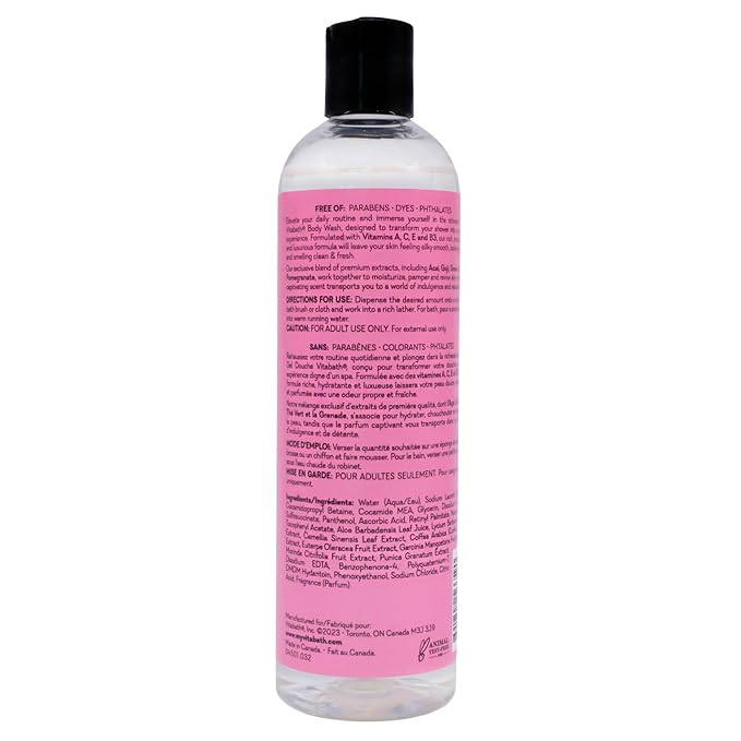 Vitabath Body Wash, Pomegranate Bellini Blush, 10 Fluid Ounce