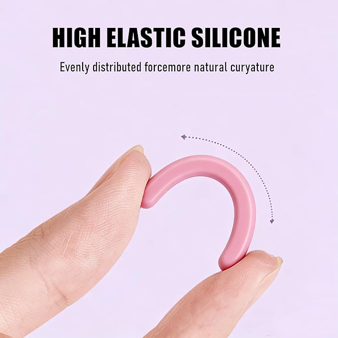 36Pack Compatible with Tweezerman Neon Pink Comfort Grip Eyelash Curler Refills,Silicone Rubber Eye lash Curlers Refill Compatible with Tweezerman Neon Pink Comfort Grip Eyelash Curler.