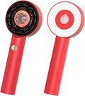 Electric Scalp Massager, 3 in 1 Hair Oil Applicator, Scalp Care Brush, IPX7 Waterproof, Cordless & Portable Scalp Brush for Home & Travel, Red