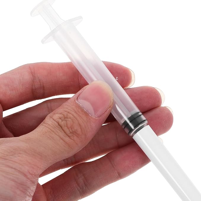 20Pcs Disposable Rectum Injector Applicator Transparent White Health Tool for Smooth and Painless Application Gel 4.72 inches
