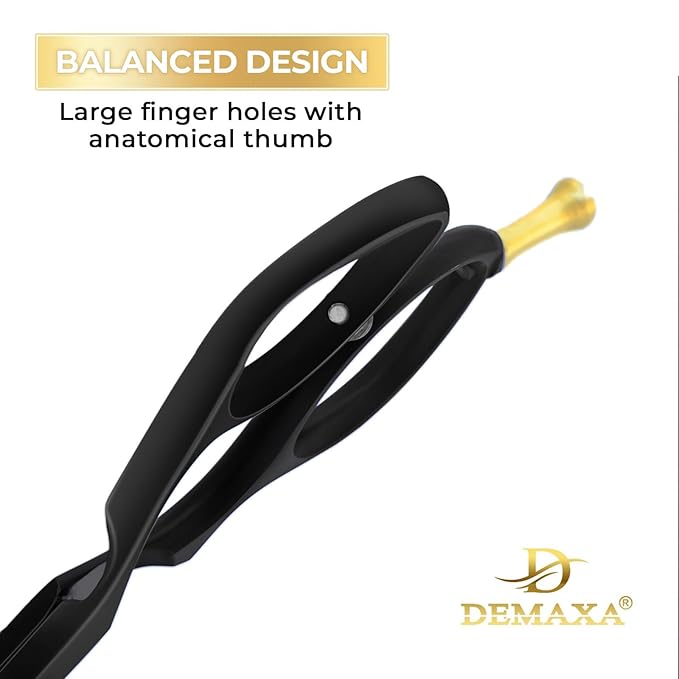 Premium 4.2 Blunt Tip Professional Mustache Scissors Beard Scissors for Men with Slanted Tweezers 1 Mustache Comb 1 Beard Comb & Pouch – Beard Trimming kit & Mustache Kit