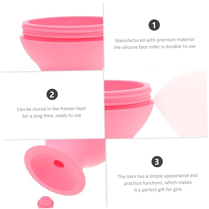 Silicone Face Ice Roller for Skin Care Durable Icing Tool for Face and Eye Easy to Grip for Relaxation and Reducing Puffiness present for Friends and Family