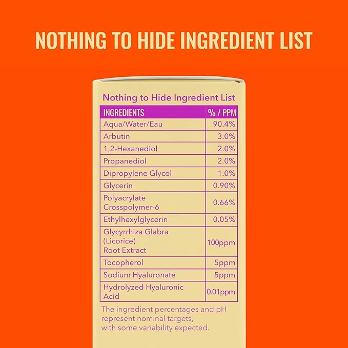Good Molecules Daily Brightening Serum Pack 3 – 1 fl oz / 30 ml Each | Lightweight Brightening Serum with Beta Arbutin 3% & Hyaluronic Acid for Even-Looking Skin
