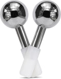 316 Stainless Steel Facial Massage Tools – Ice Globes for Facials – Deep Cooling Cold Globes for Facials – Unbreakable Cooling Globes for Face with Hot & Cold Dual-Therapy Relief.