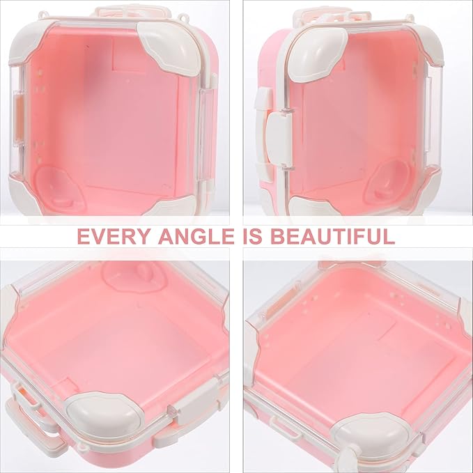LIFKOME Creative Eyelash Storage Box Travel Case Compact Organizer for False Eyelashes Suitable for Travel and Daily Use