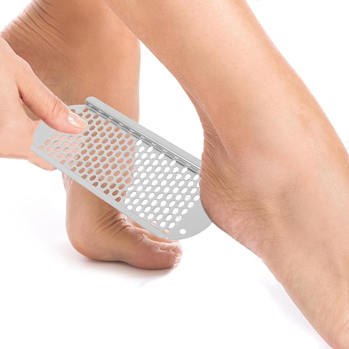 3pcs Foot File Replacement Blades, Stainless Steel File Callus Tool Corn Remover Skin Remover Foot File Tool Feet Shaver Dead Skin Convenient Foot Scraper (Silver)