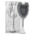 Detangling Hair Brush - Anti Static Angel Wing Hair Brush with Soft & Flexible Bristle for Straight & Wavy Hair - Tangle Angel Hair Detangler Brushes for Blow Drying & Shower - Matt White
