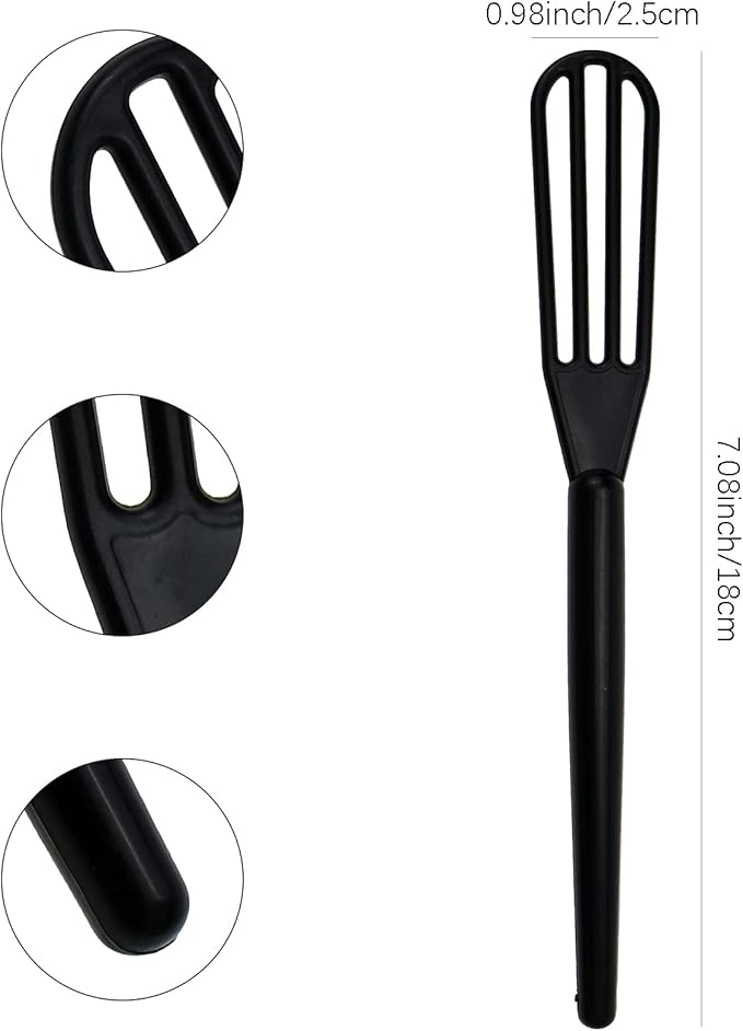 10 PCS Plastic Hair Coloring Mixer,Hair Color Whisks Dye Cream Mixer,Tint Color Cream Colorful Spoon Applicator Hair Bleaching Highlight Tool for Home Barber Shop Salon