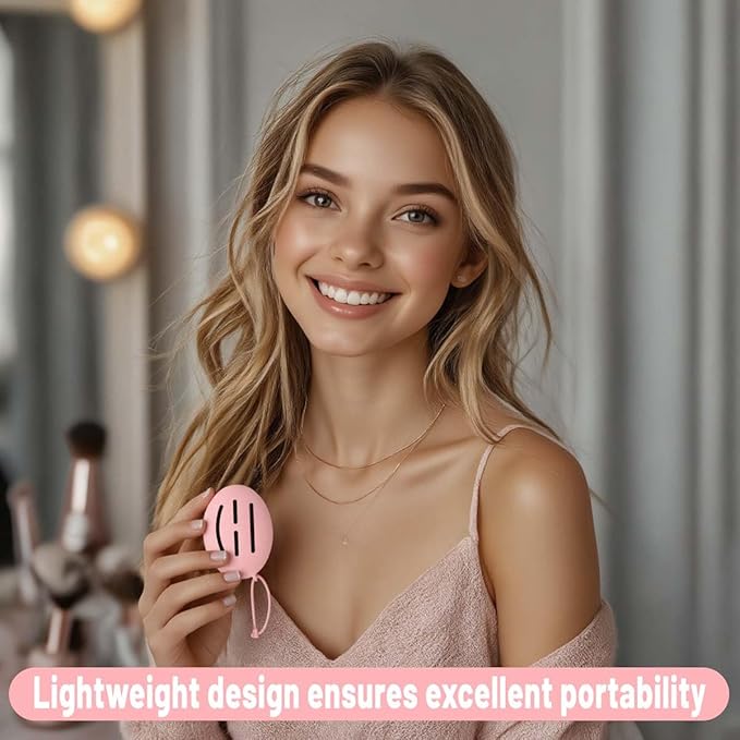 Silicone Makeup Sponge Holder, Triple-Sided Breathable Beauty Blender Case for Travel and Daily Use, Shatterproof Storage, Quick-Drying, and Fits Sponges - Pink