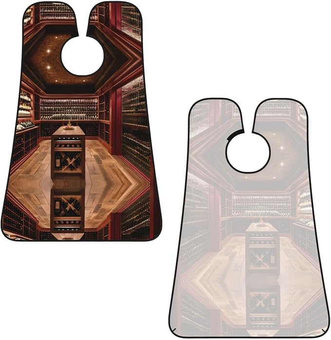 Tahiti Beach Print Beard Bib Shaving Apron, Beard Hair Trimming Cape Gift For Dad