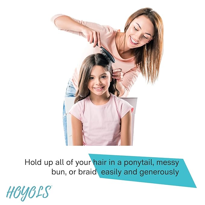 HOYOLS 3/4 Inch White Hair Rubber Bands for Hair Ties, Small Elastics Bands Ponytail Holders for Women Baby Girls Kids Mini Student Crafts Office 600pcs (M) Latex-Free