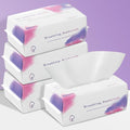 Disposable Face Towel 400 Count, Soft Cotton Face Towels, Dry Wipes Facial Cloths Towelettes for Washing and Drying, Lint Free Facial Tissue for Skincare, Makeup Remover and Cleansing