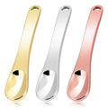 Mini Metal Makeup Spatula Skin Care Cosmetic Spoon Reusable Applicator, Beauty Scoop for Facial Cosmetic for Face Mask Cream Lotions Moisturizers