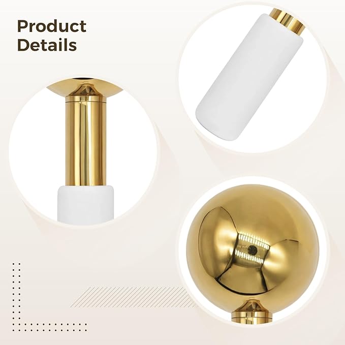 2 PCS Ice Globes for Face, Stainless Steel Ice Globe Face Lifting and Firming Tool, Ice Ball Face Skin Care, Smooth Metal Surface for Easy Cleaning