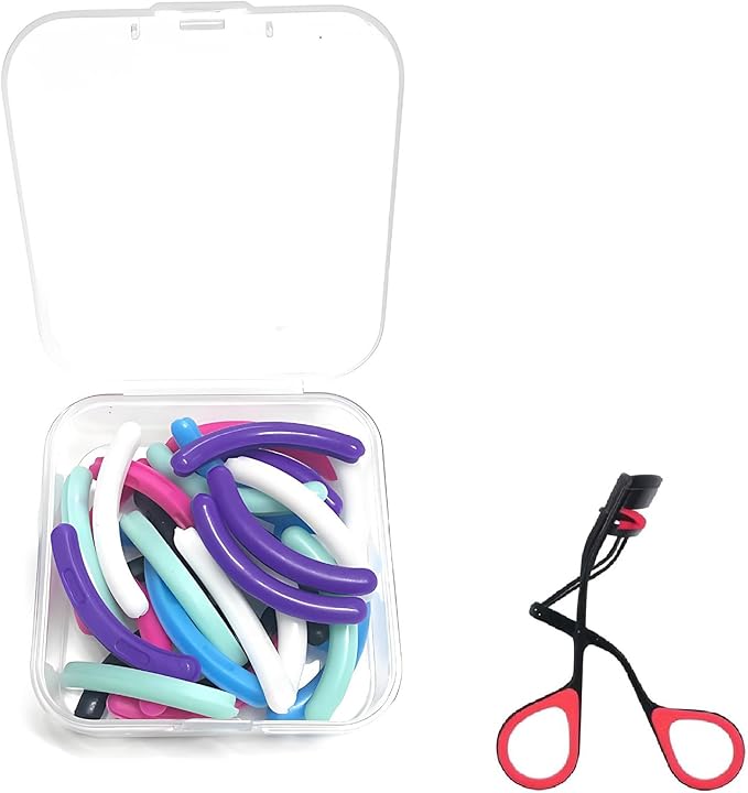 Compatible with Revlon Eyelash Curler Refills,30 Pack Colorful Lash Curlers Refill Compatible with Revlon Eyelash Curler,6 Colors.
