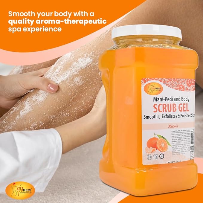SPA REDI Professional Foot Treatment | Holistic Exfoliating Pedicure Solution for True Skin Rebirth | Visibly Smooth, Deeply Hydrated Feet & Elevated Client Satisfaction (Gallon)