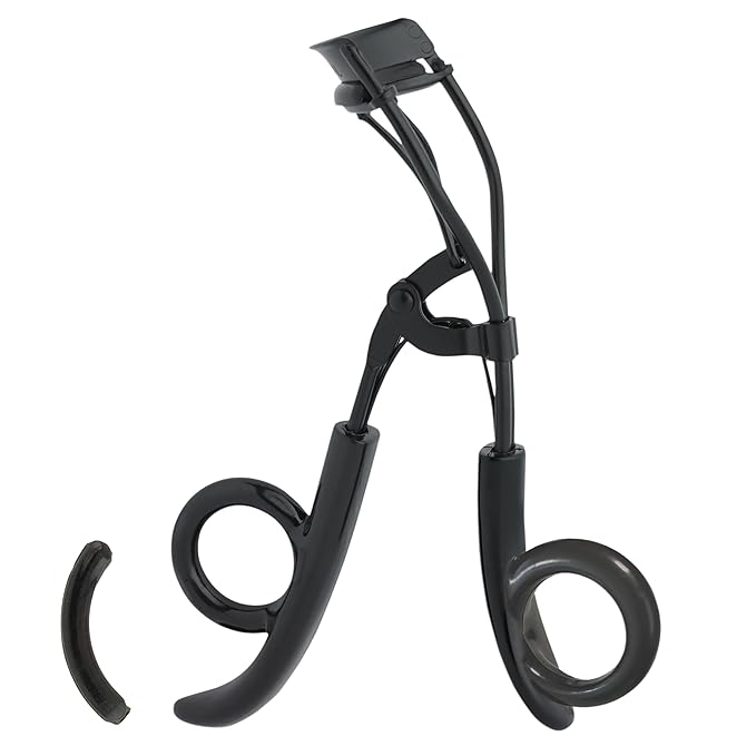 JAPONESQUE Pro Performance Eyelash Curler for Almond, Monolid or Hooded Eyes, Eye Lash Curler Delivers Sweeping Lash Volume & Eye Opening C Curl, Ergonomic Precision-Crafted Pivot Design